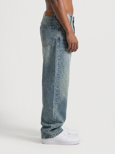 Glacier Fade Extra Big Fold Denim