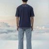 Baseline Oversize Tee Carbon Blue